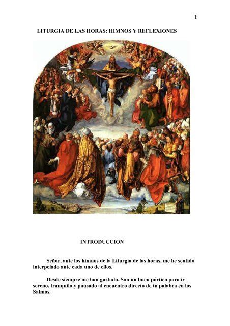 1 LITURGIA DE LAS HORAS: HIMNOS Y  .